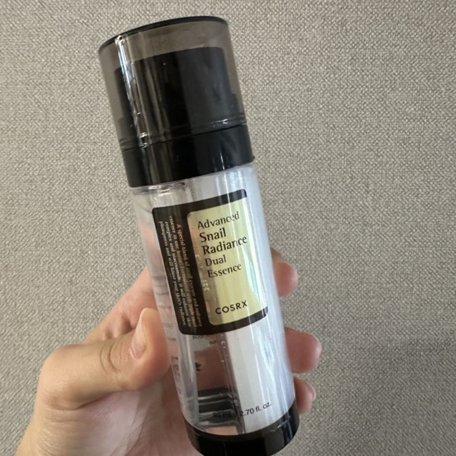 COSRX Advanced Snail Radiance Dual Essence – сияющая двойная эссенция с муцином улитки, 80 мл(скидка-25%)