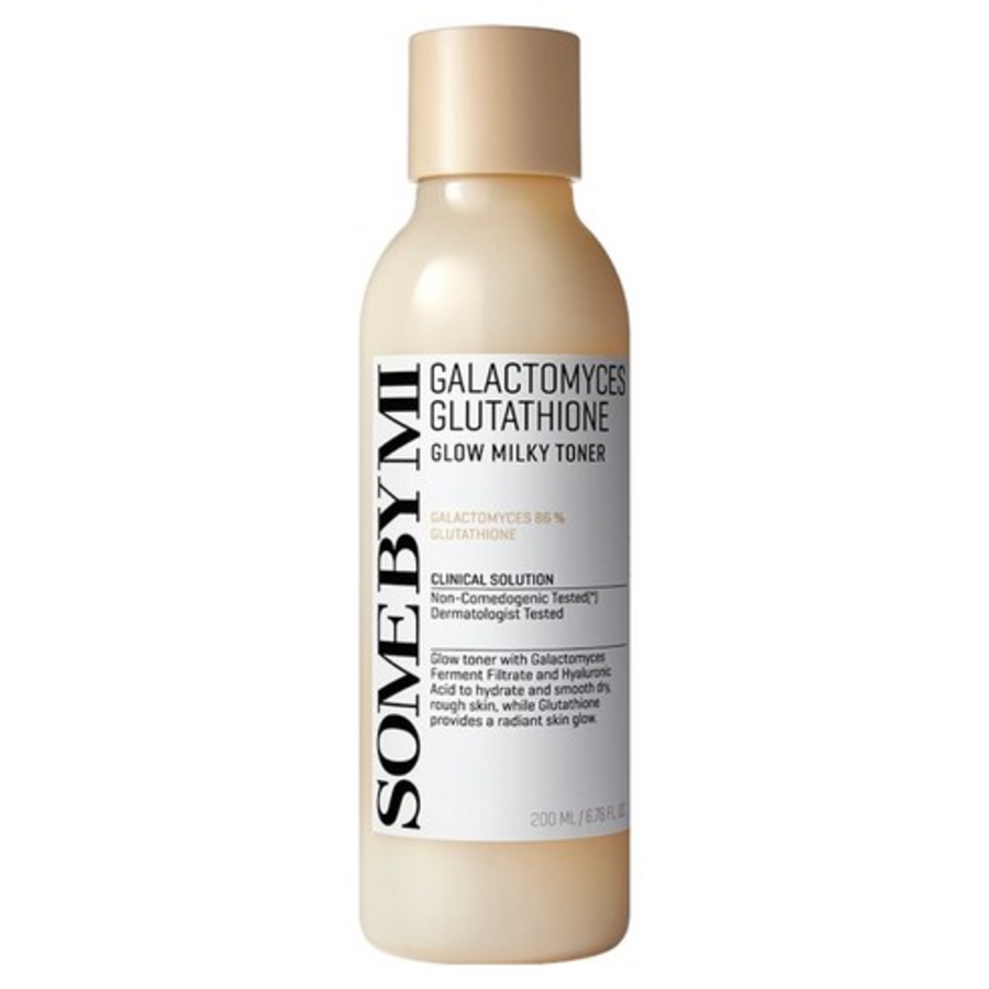 Some By Mi Galactomyces Glutathione Glow Milky Toner – сияющий молочный тонер с галактомисесом и глутатионом, 150 мл (скидка-30%)