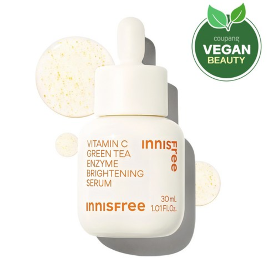 Тонизирующая сыворотка для лица с энзимом зеленого чая Innisfree New Vita C, 30 мл, 1 г (скидка-40%)