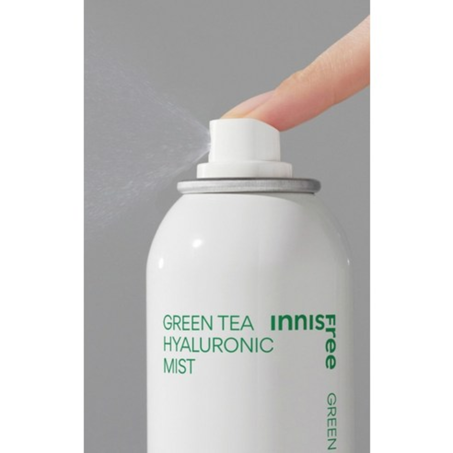 Innisfree Green Tea Hyaluronic Acid Mist – увлажняющий мисть с зеленым чаем и гиалуроновой кислотой, 150 мл(скидка-44%)