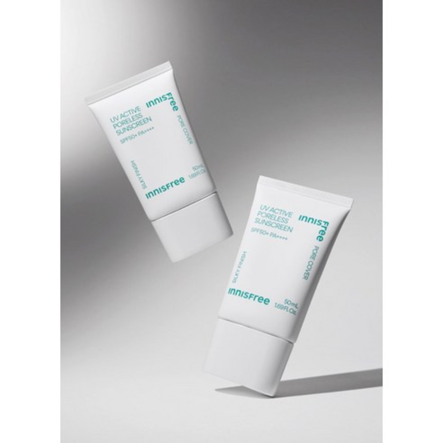 Innisfree Новый УФ-активный солнцезащитный крем без пор SPF50+ PA++++, 50 мл