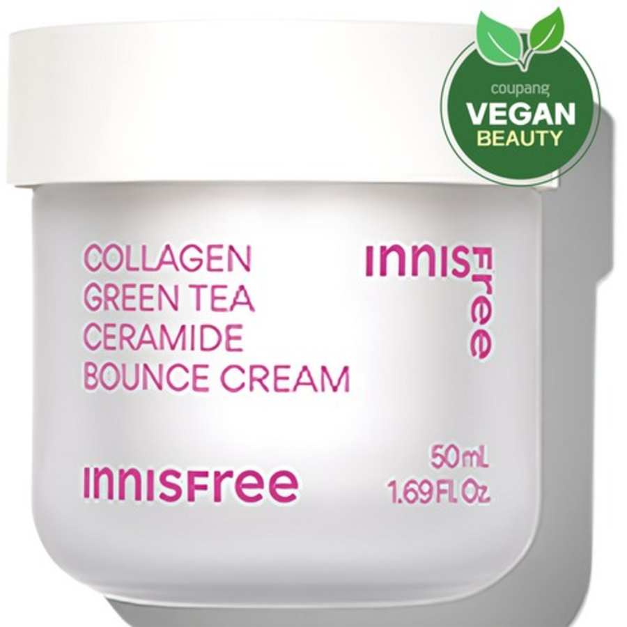 Крем с керамидами зеленого чая и коллагеном Innisfree, 50 мл