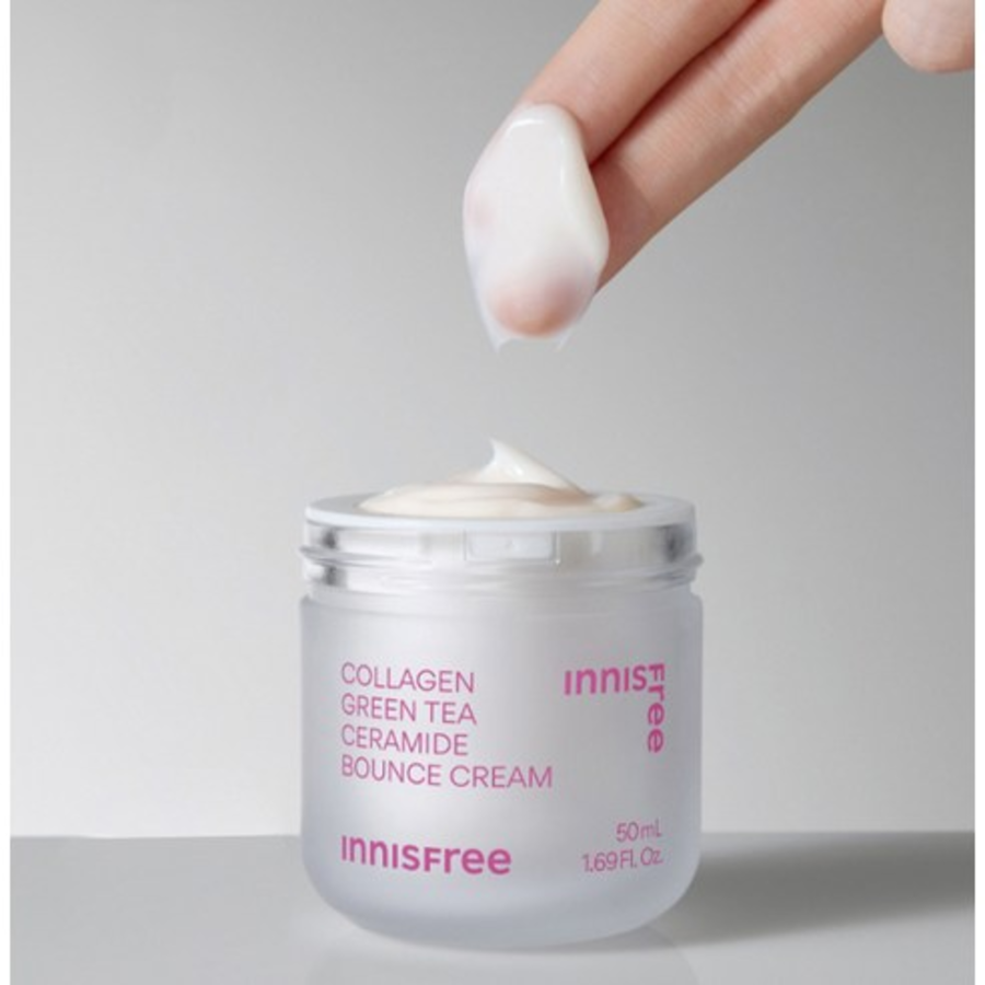 Крем с керамидами зеленого чая и коллагеном Innisfree, 50 мл