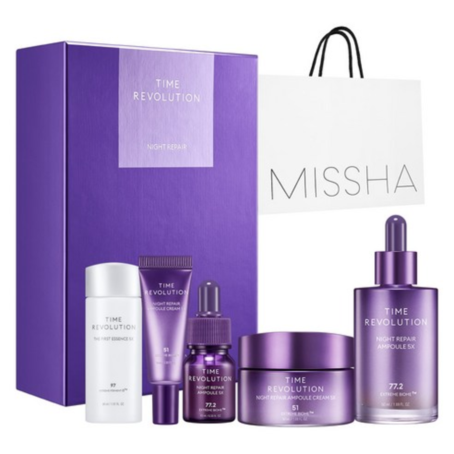 MISSHA TIME REVOLUTION NIGHT REPAIR набор для планирования из 2 предметов 5X, 1 комплект(скидка-55%)