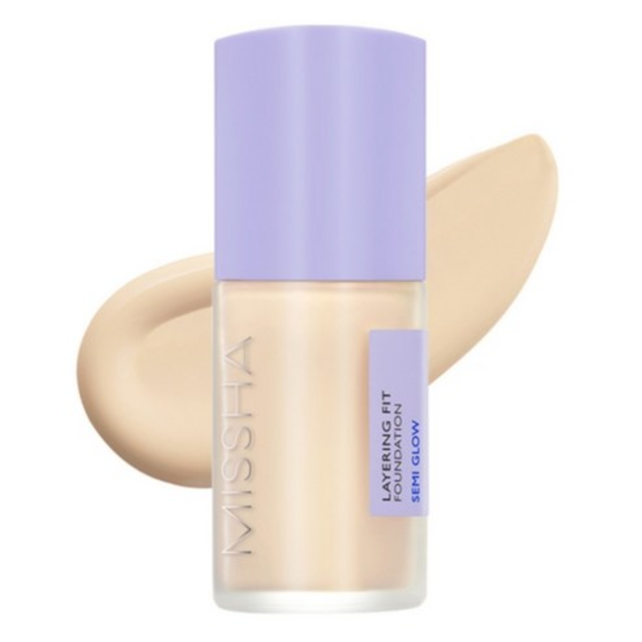 MISSHA LAYERING FIT FOUNDATION SEMI GLOW 35 мл, № 21 СВЕТЛЫЙ, 1 шт.(скидка-2%)