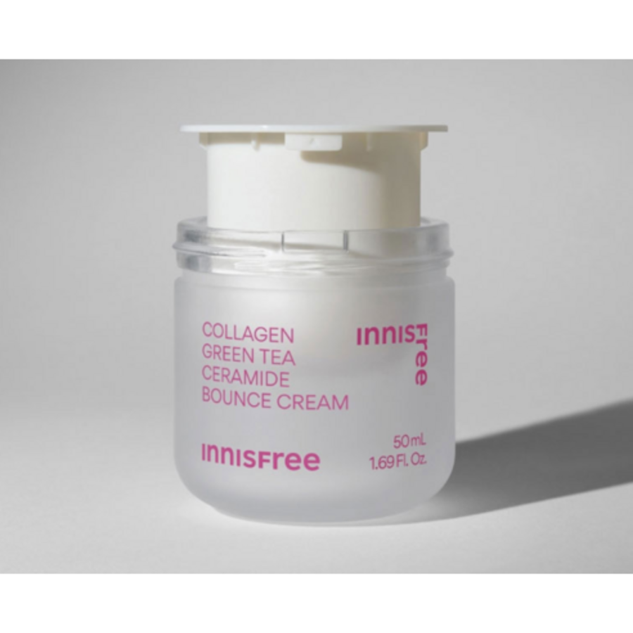 Увлажняющий крем с коллагеном и зеленым чаем Innisfree Ceramide Elasticity Barrier Cream Refill, 50 мл
