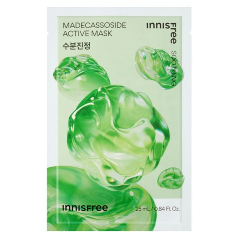 Innisfree Новая активная маска с мадекассозидом, 25 мл