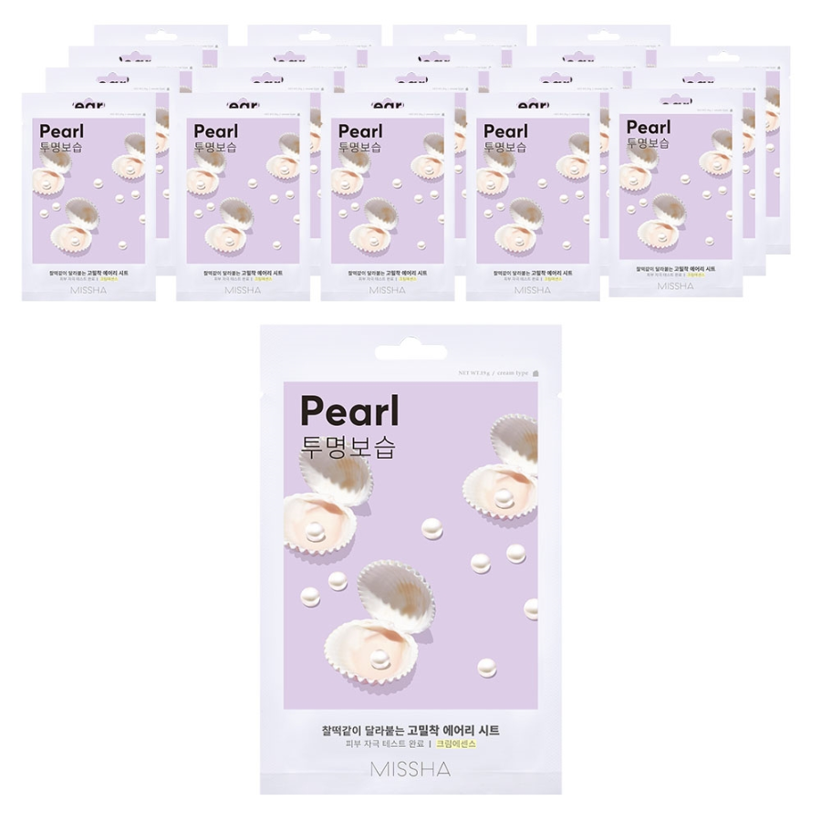 Маска MISSHA Airy Close-fitting Sheet Mask Pearl, 1 упаковка