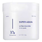 Missha Super Aqua Ultra Hyalron Toner Pad – увлажняющие тонер-пэды с гиалуроновой кислотой, 180 г, 90 шт., 1 упаковка.(скидка-52%)