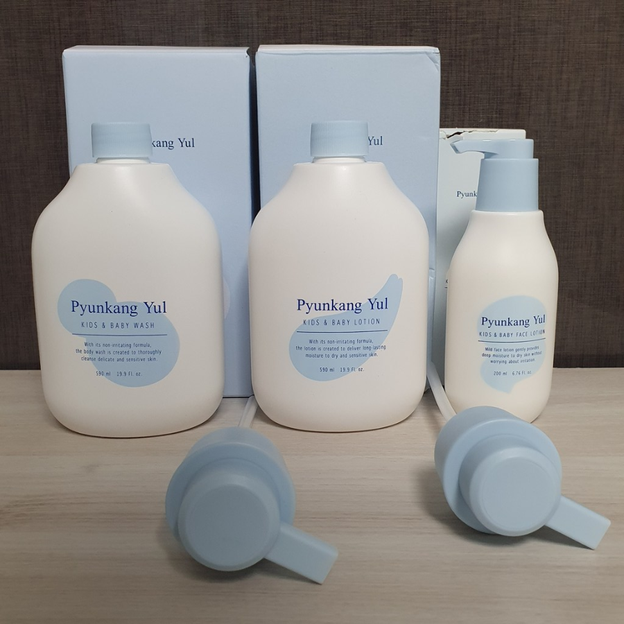 Набор Pyunkang Yul Kids & Baby Line (Лосьон 590 мл + Гель для умывания 590 мл + Лосьон для лица 200 мл) (скидка-44%)