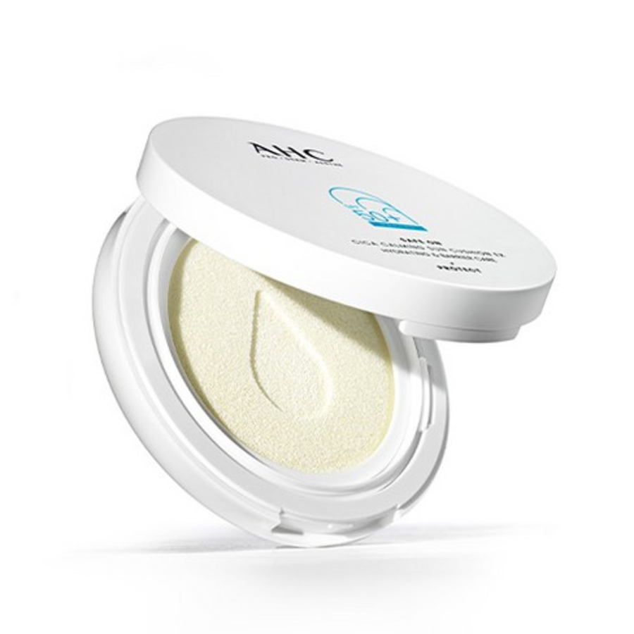 AHC Safe на успокаивающей солнцезащитной подушке Cica EX Sun Cushion SPF50+ PA++++, 25 мл