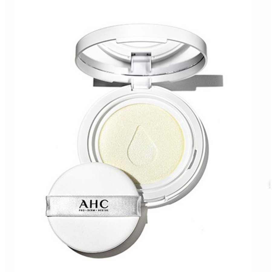 AHC Safe на успокаивающей солнцезащитной подушке Cica EX Sun Cushion SPF50+ PA++++, 25 мл