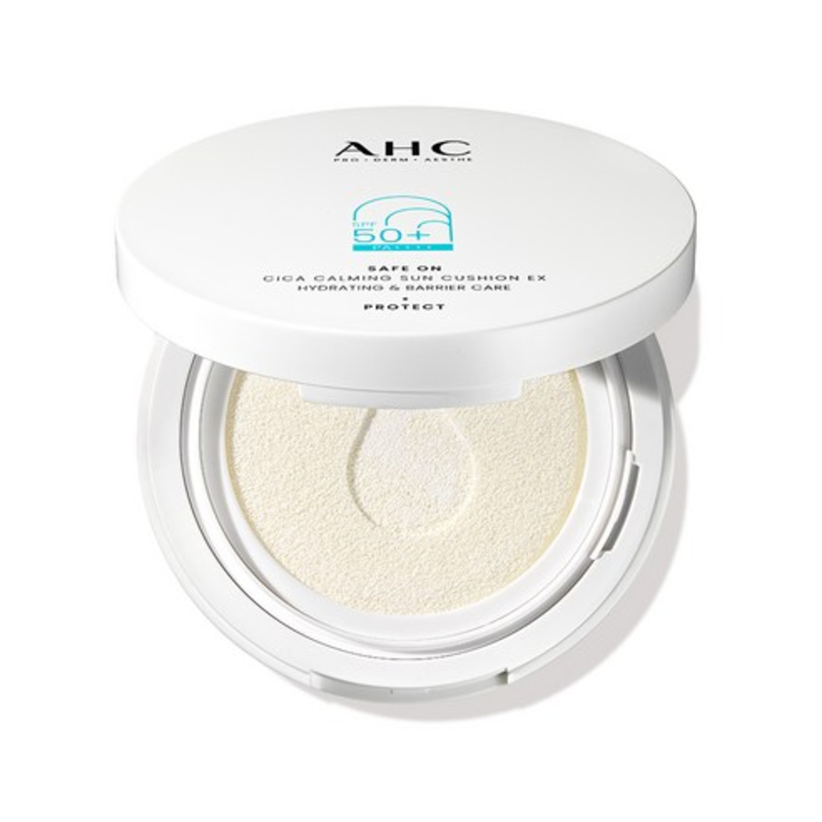 Успокаивающая солнцезащитная подушка AFC SafeOn Cica, заправка SPF50+РА++++, 25 г