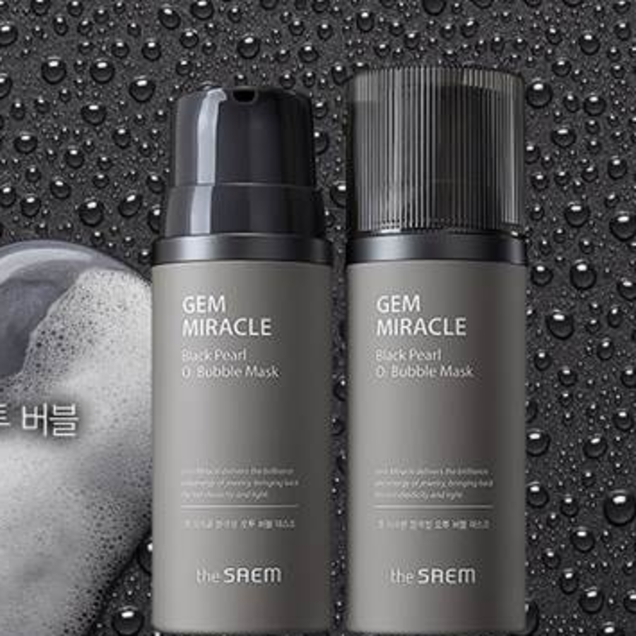 Маска-пузырь Saem Gem Miracle Black Pearl O2, 1 упаковка
