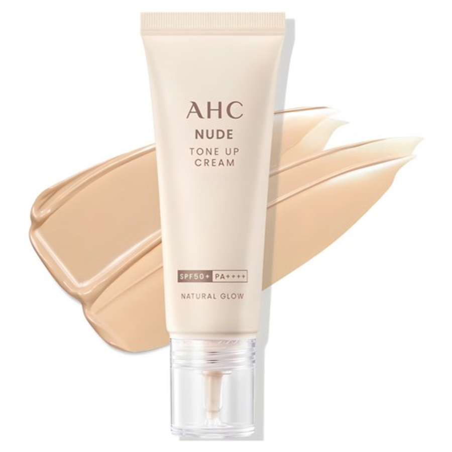 Тонизирующий крем AHC Nude Natural Glow SPF50+ PA++++, 50 мл