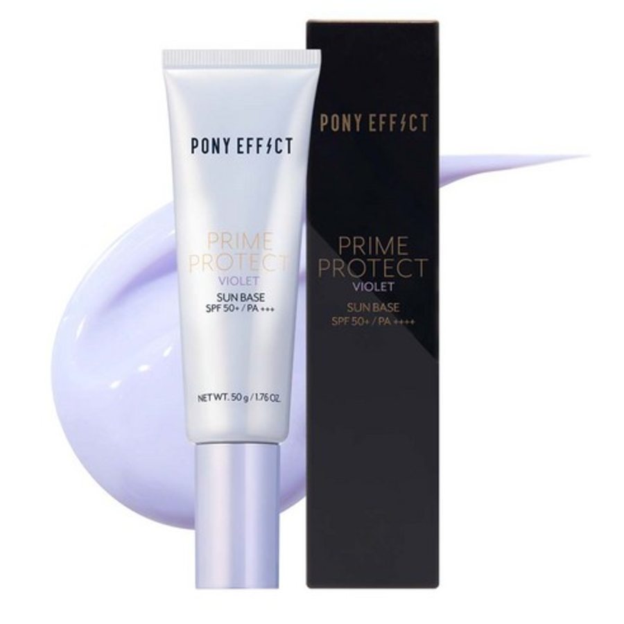 Pony Effect Prime Protect Фиолетовая солнцезащитная база SPF50+ PA+++, 50 г