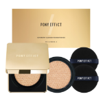 Pony Effect Cover Stay Cushion Foundation EX Основной продукт 15 г + сменный блок 15 г, Cool No. 21 Rose Ivory..., 1 набор
