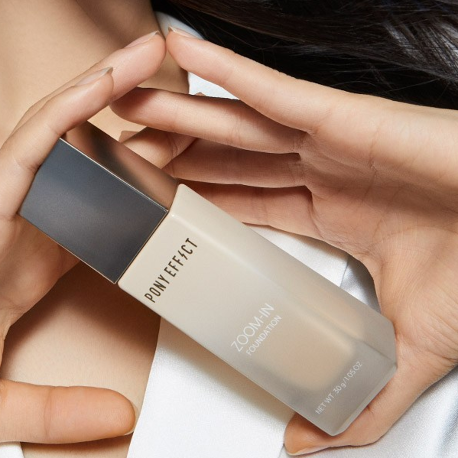 Pony Effect Zoom-in Foundation + Airy Fit Doe Puff Set, 002 Natural Ivory..., 1 набор