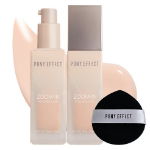 Pony Effect Zoom-in Foundation + Airy Fit Doe Puff Set, 002 Natural Ivory..., 1 набор