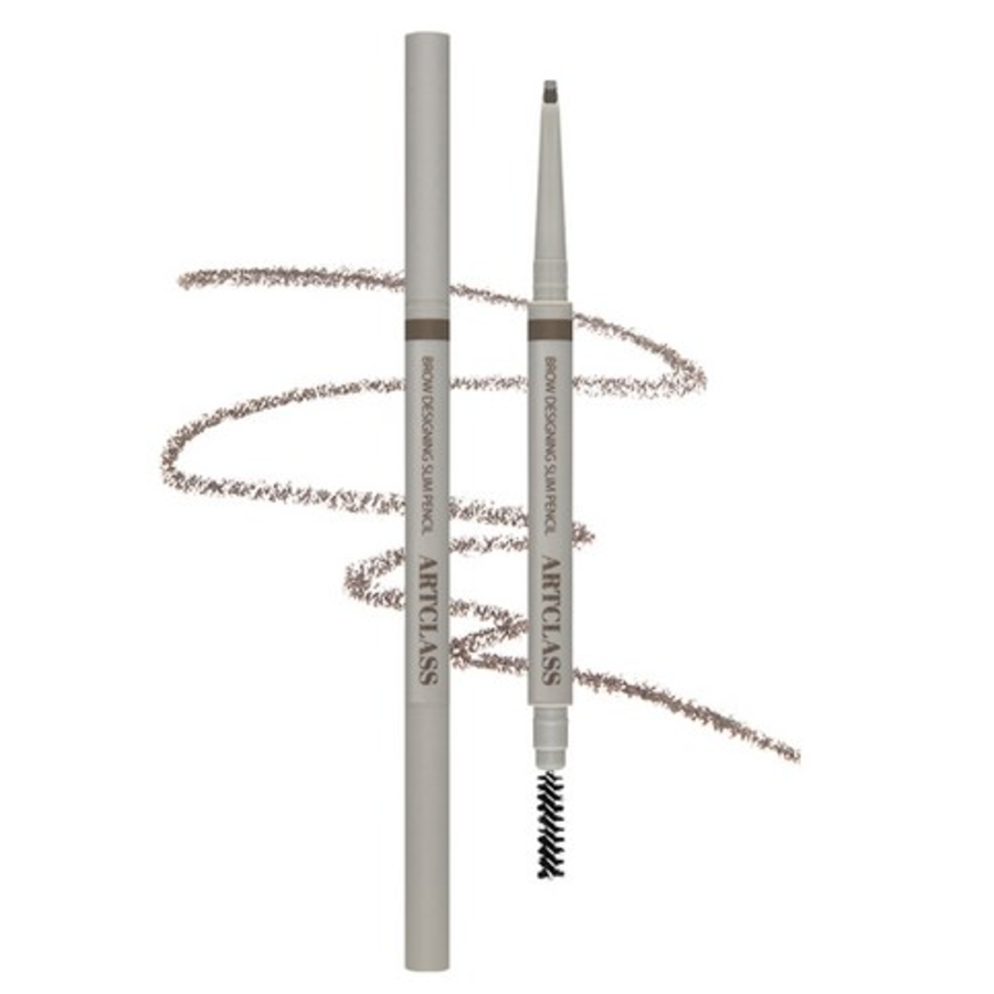 Тонкий карандаш для бровей Too Cool For School, № 1, пепельно-коричневый, 1 шт.
