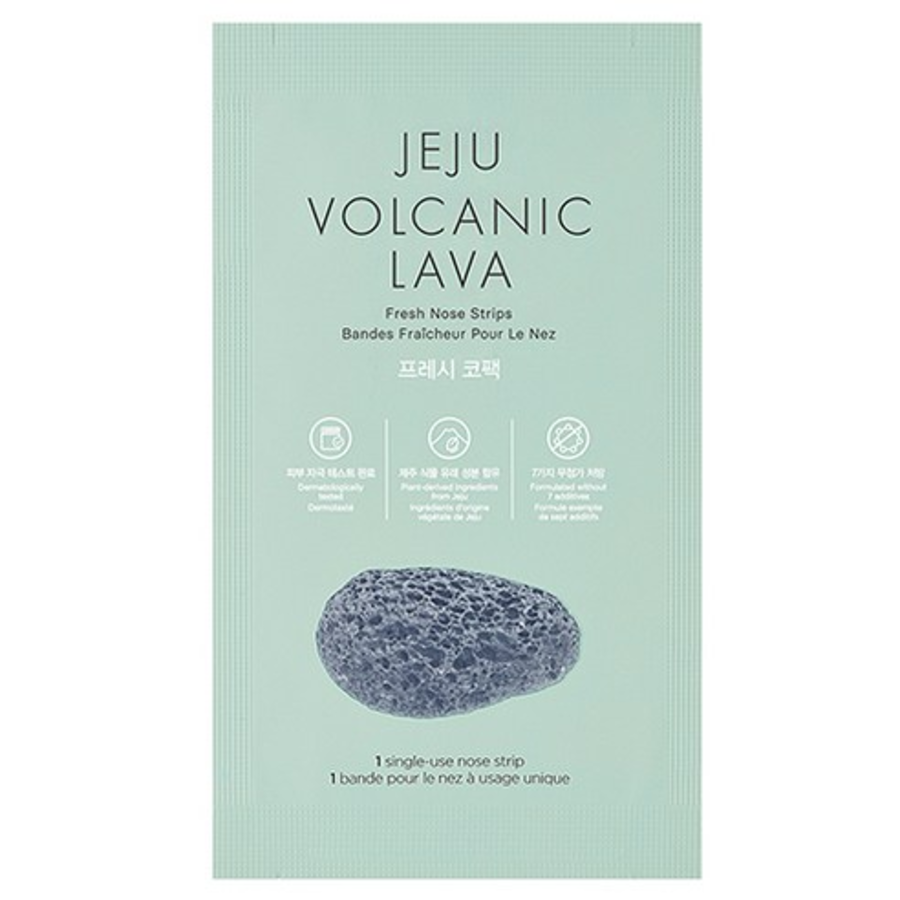 The Face Shop Очищающая маска для носа с вулканической почвой Чеджудо Fresh, 7 листов