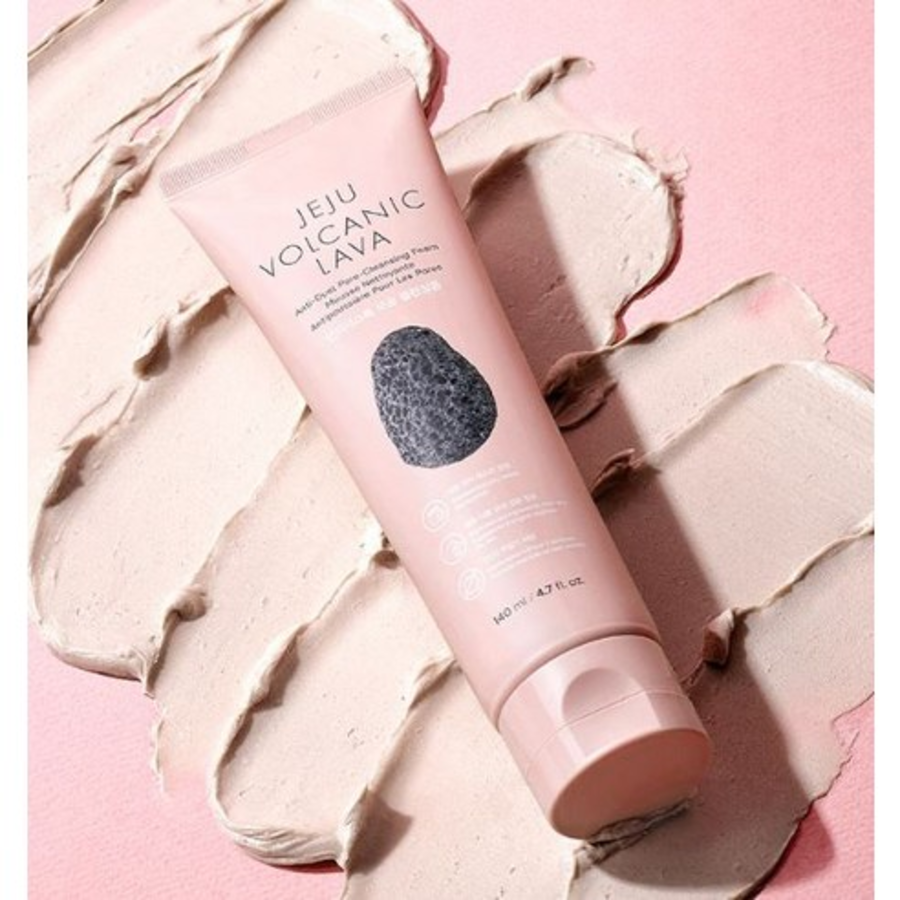Пенка для очищения пор The Face Shop Jeju Volcanic Lava Anti-Dust Pore Cleansing Foam, 140 мл