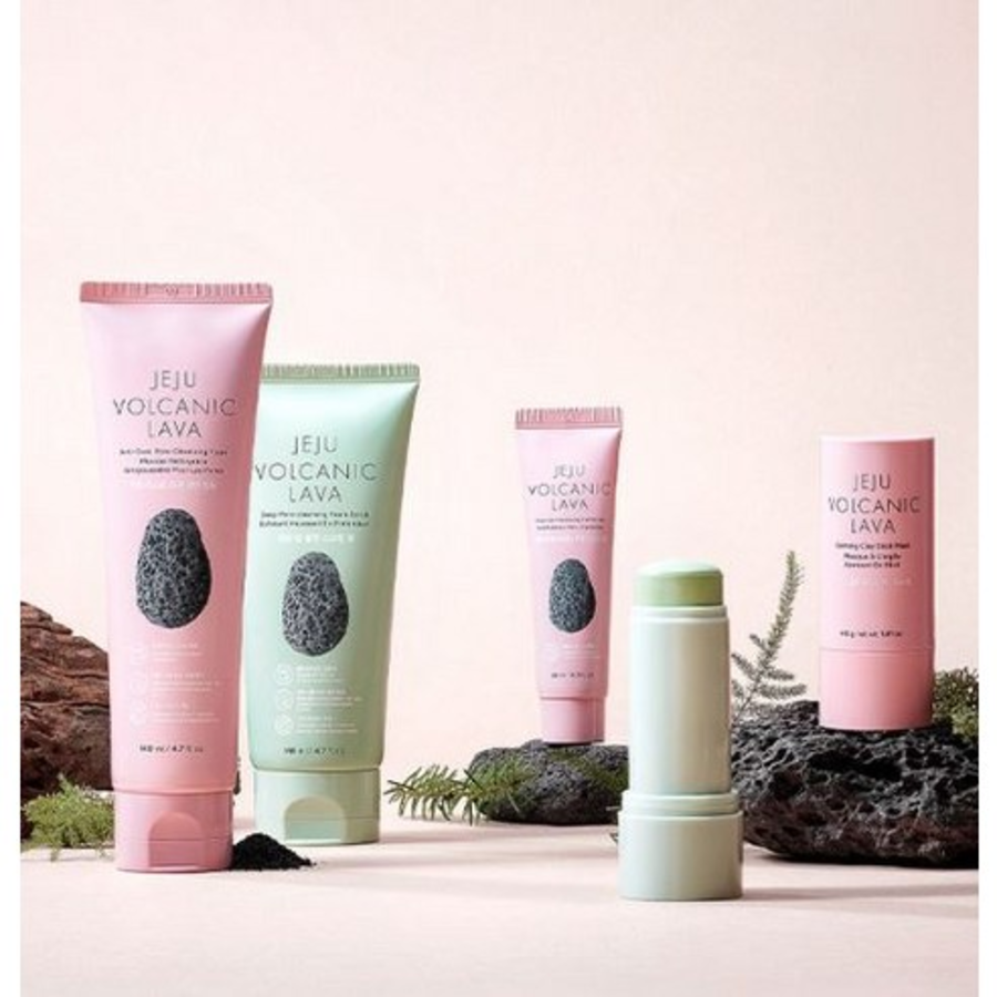 Пенка для очищения пор The Face Shop Jeju Volcanic Lava Anti-Dust Pore Cleansing Foam, 140 мл