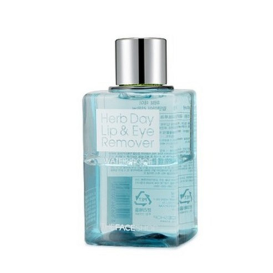 Средство для снятия макияжа The Face Shop Herb Day Lip & Eye Makeup Remover Waterproof, 130 мл