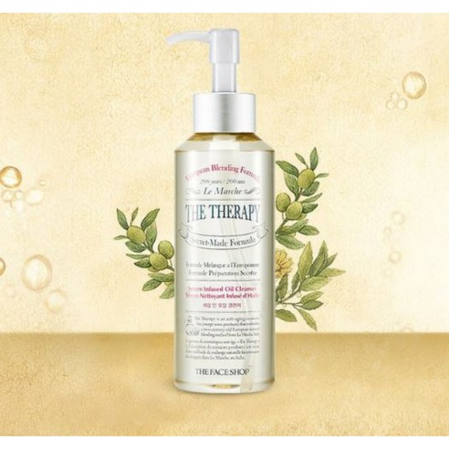 Лечебная сыворотка для умывания с маслом The Face Shop, 225 мл