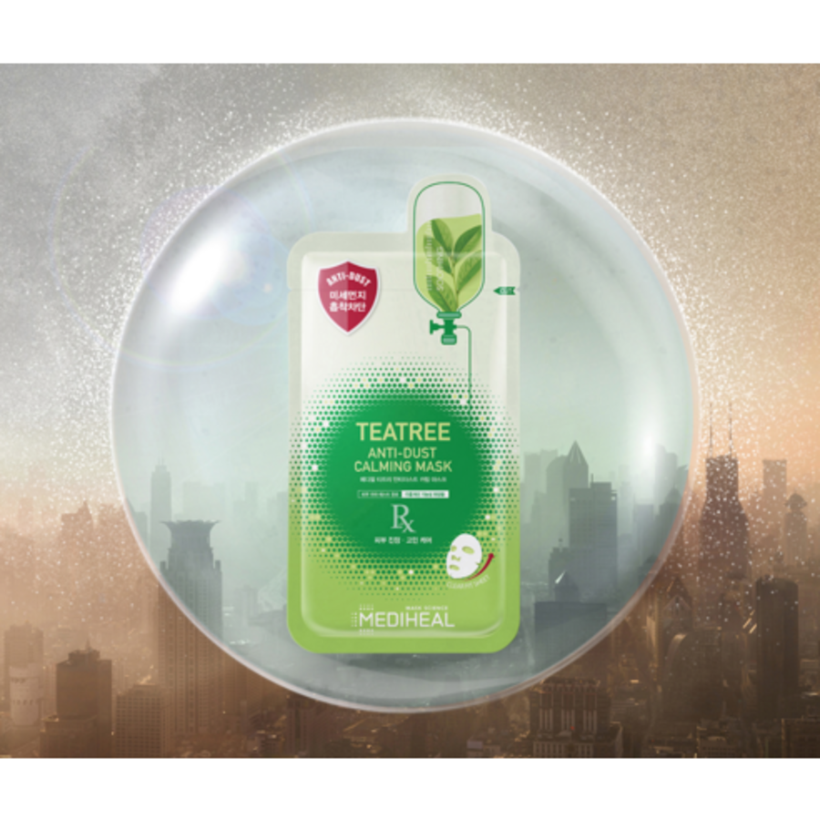 Антипылевая успокаивающая маска Mediheal с чайным деревом, 24 мл