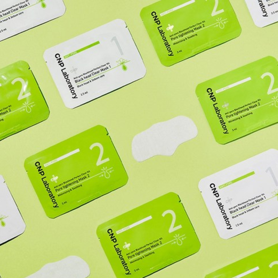 CNP Cha & Park Anti-Pore Blackhead Perfect Clear Nose Pack Набор из 2 предметов, 10 штук