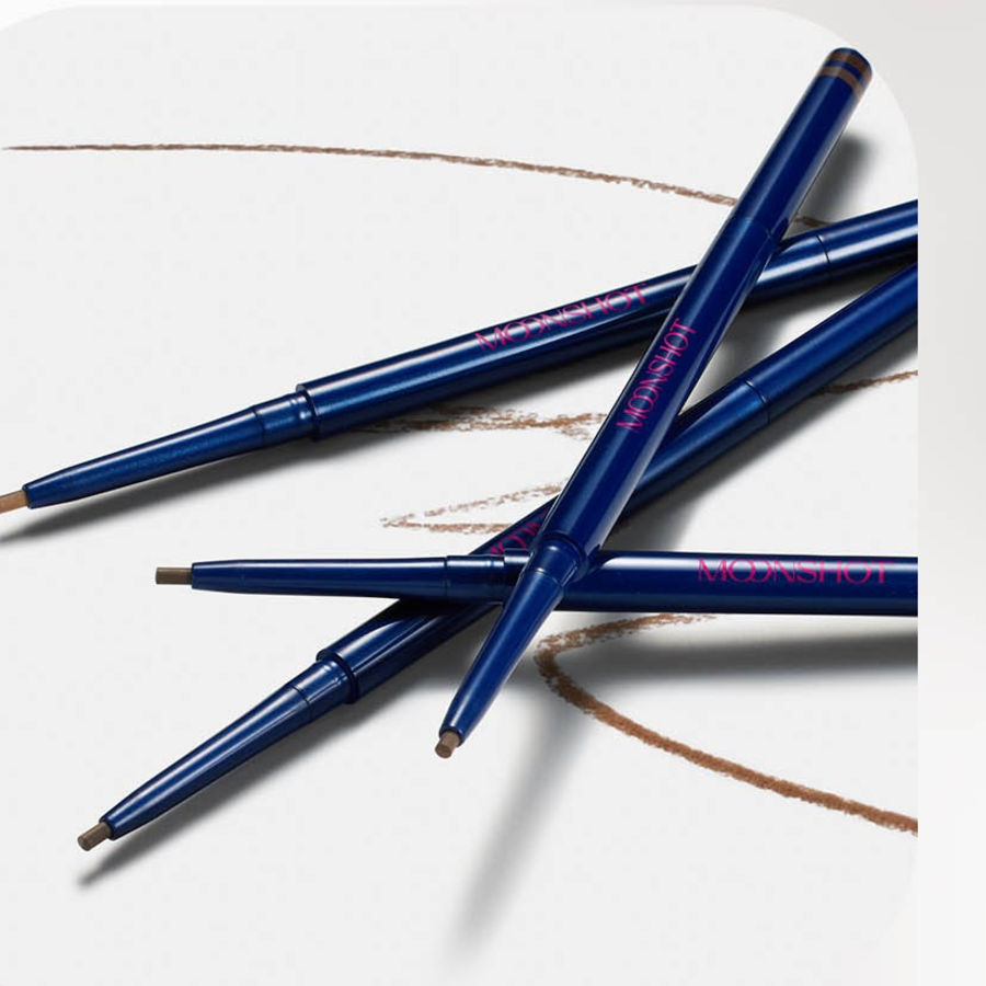 Двухцветный автоматический карандаш для бровей Moonshot Performance 0,1 г, 04 темно-коричневый, 1 шт.