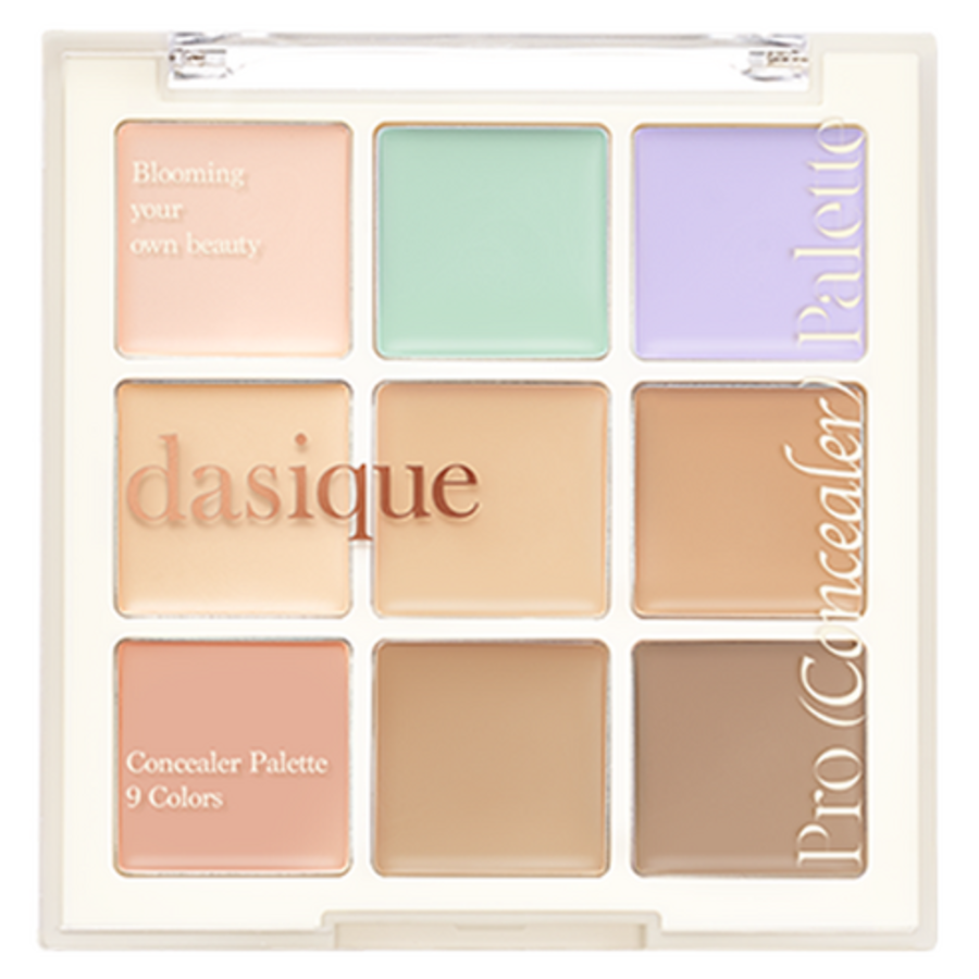 Dasique Pro Concealer Palette 9 г, #01 Cover – профессиональная палетка консилеров, 9 г,  1 шт.
