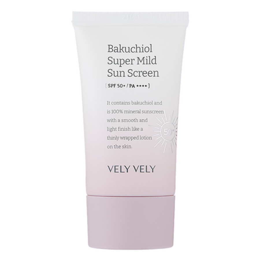 Vely Vely Bakuchiol Super Mild Sunscreen SPF50+ PA++++, 50 мл