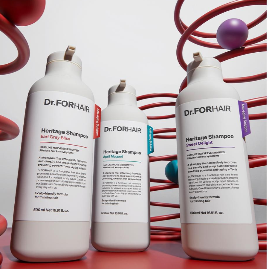 Шампунь Dr. For Hair Scalp Anti-Aging Heritage Shampoo Earl Grey Bliss Fragrance, 500 мл