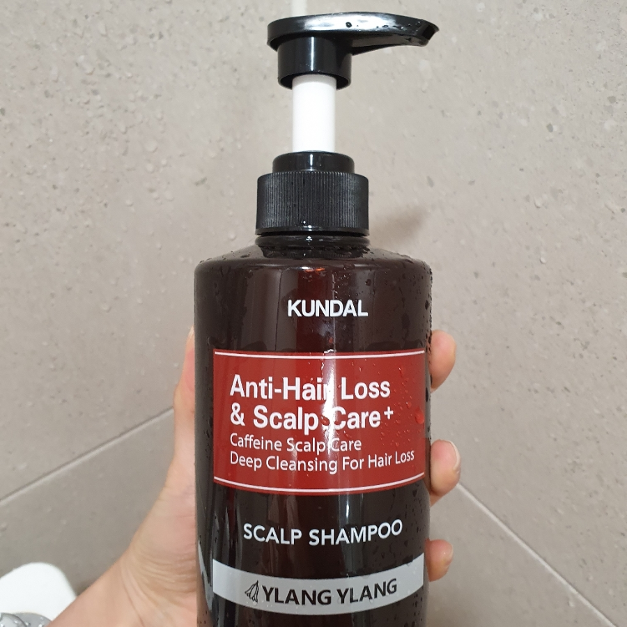 Kundal Caffeine Anti-Hair Loss Shampoo Ylang Ylang, 500 мл
