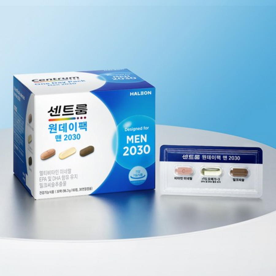 Мультивитамины Centrum One Day Pack Men 2030, 96,3 г, 30 порций, 1 упаковка