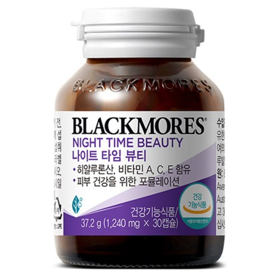 Ночная косметическая добавка Blackmores, 37,2 г, 30 таблеток