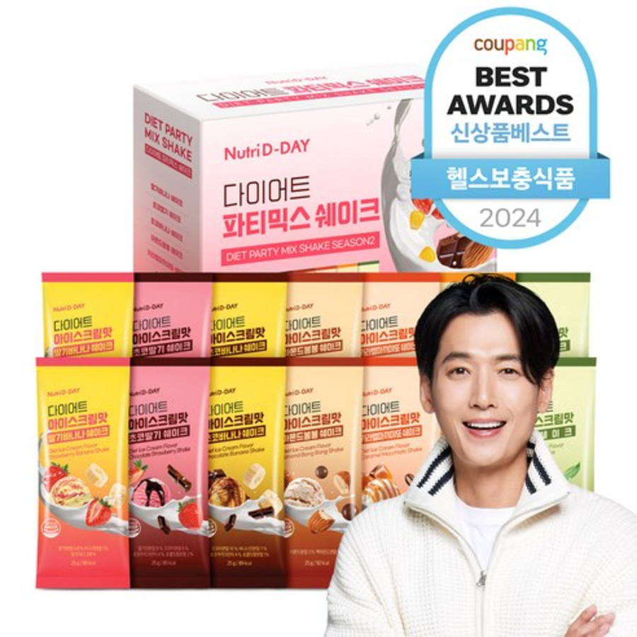 Nutriday Diet Party Mix Shake набор из 7 предметов, 350 г, 1 набор