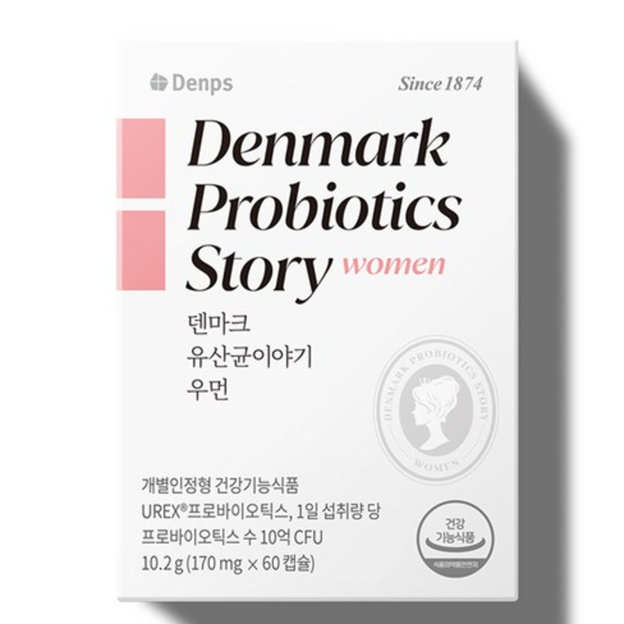 Пробиотики для женщин от Denps, Дания, 60 таблеток, 1 упаковка