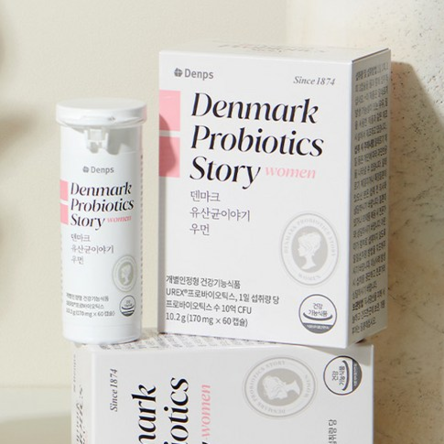 Пробиотики для женщин от Denps, Дания, 60 таблеток, 1 упаковка