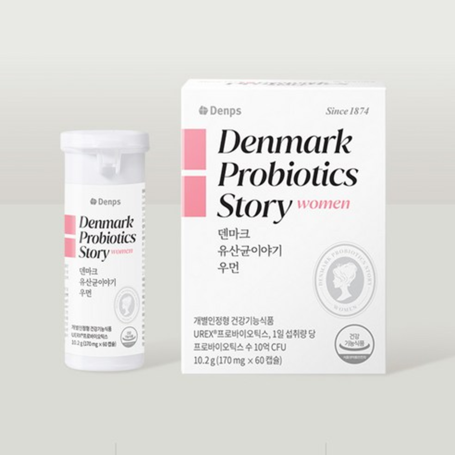 Пробиотики для женщин от Denps, Дания, 60 таблеток, 1 упаковка