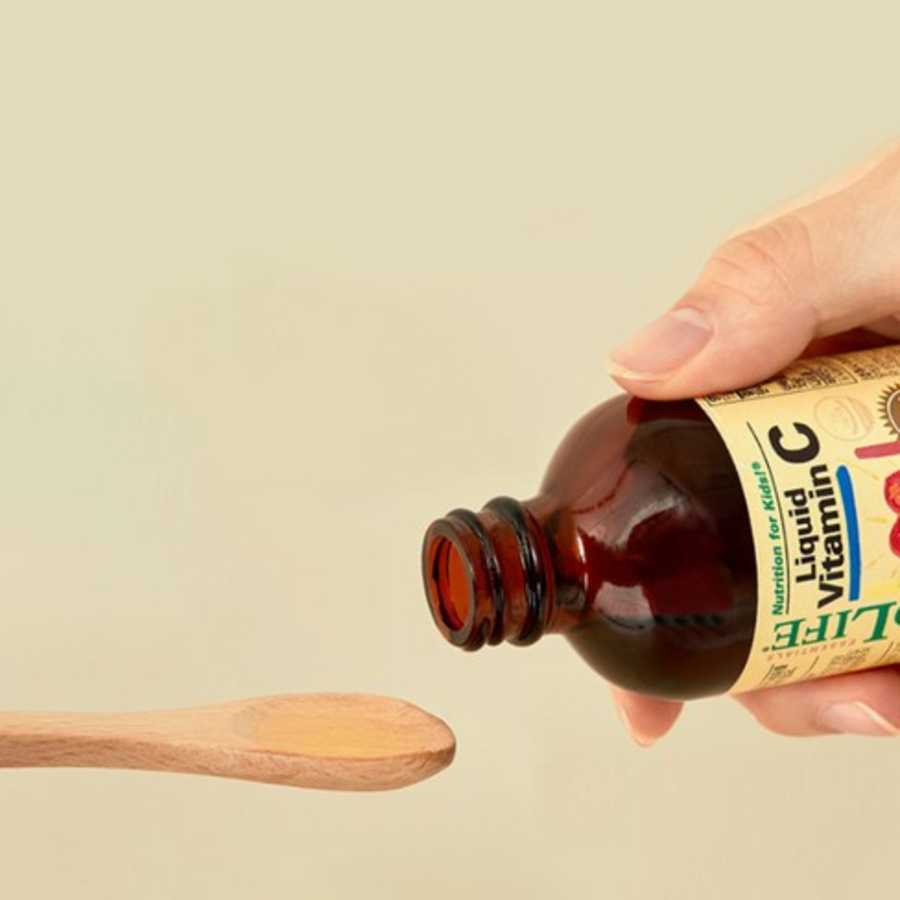 Детская жидкость с витамином С и апельсиновым вкусом, 118 мл