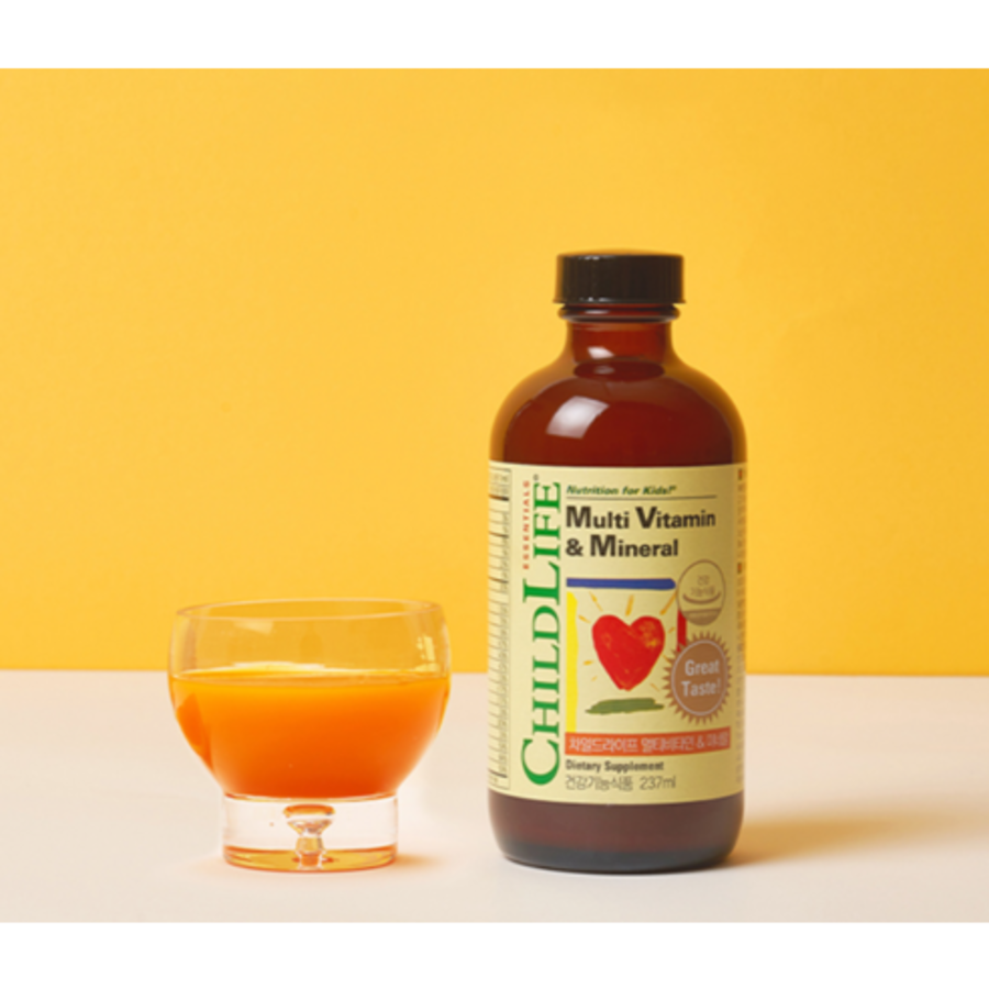 Мультивитаминный и минеральный комплекс Child Life со вкусом манго и апельсина, 237 мл