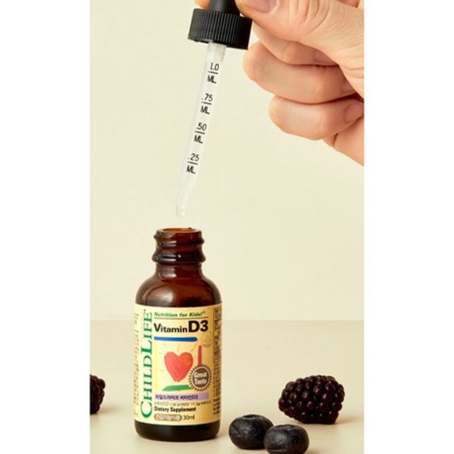 Ягодный ароматизатор Child Life с витамином D3, 30 мл