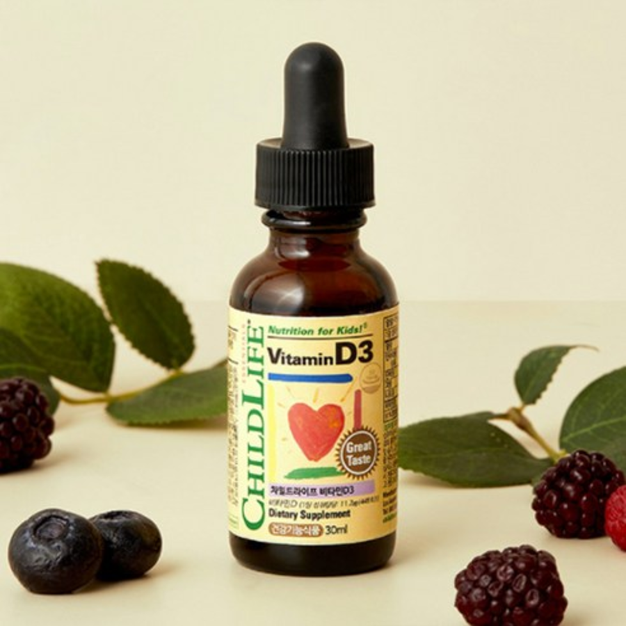Ягодный ароматизатор Child Life с витамином D3, 30 мл