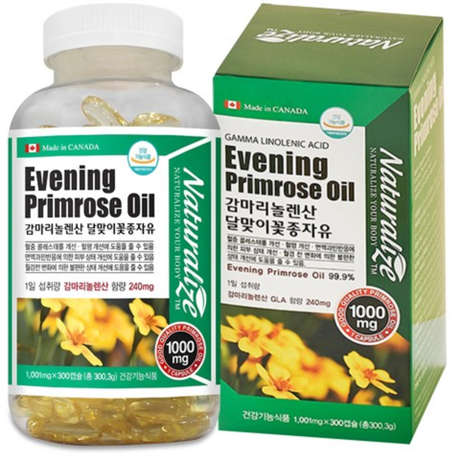 Натуральное масло примулы вечерней с гамма-линоленовой кислотой, 300 таблеток