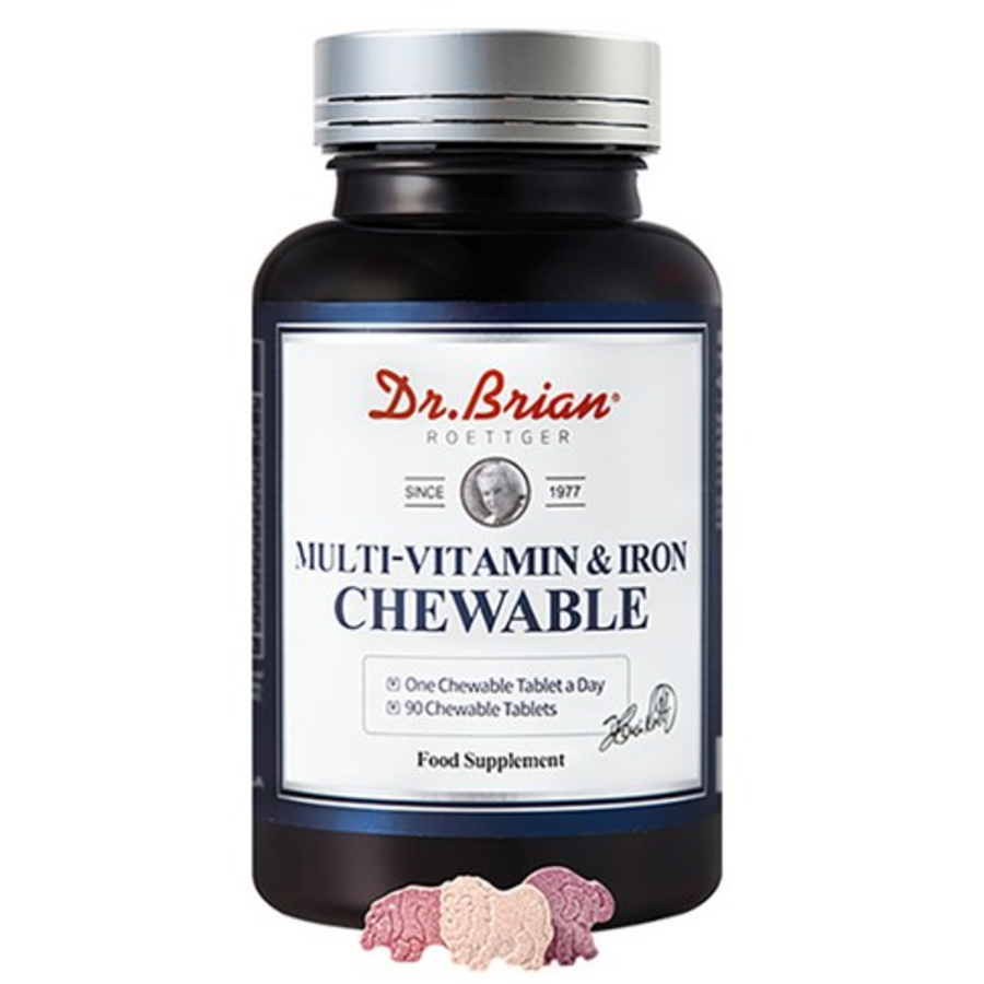 Жевательные добавки с мультивитаминами и железом Dr. Brian's