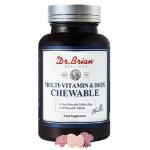 Жевательные добавки с мультивитаминами и железом Dr. Brian's