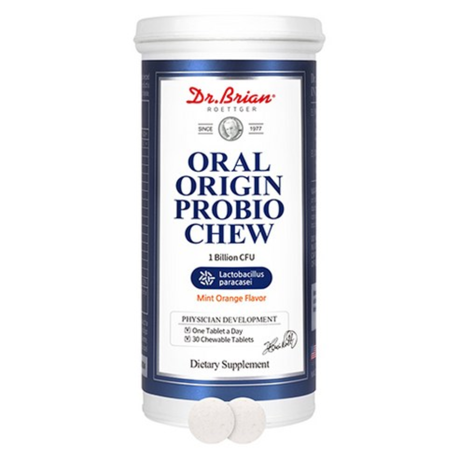 Жевательный пробиотик Dr. Brian Oral Origin, 21 г, 30 таблеток, 1 упаковка